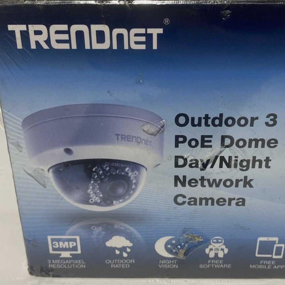 Trendnet TV-IP311PI 3 Megapixel PoE Dome Network Security Camera